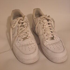 Nike Air Force One 07 Sneaker Men's 14 Triple White Leather Classic Basketball